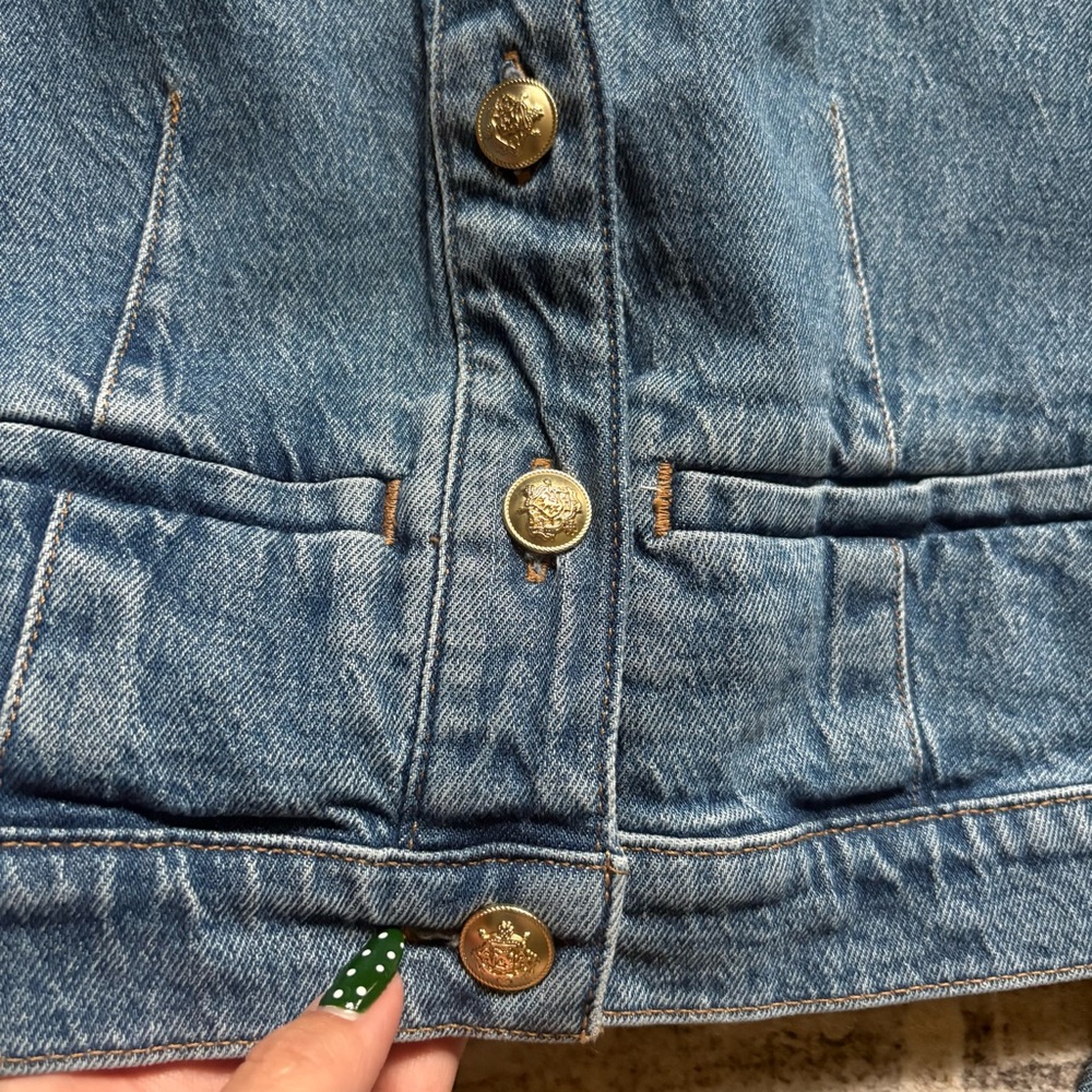 J. Crew Louisa lady jacket in denim size 4 - Picture 6 of 13